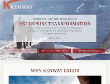 Tablet Screenshot of kenwayconsulting.com